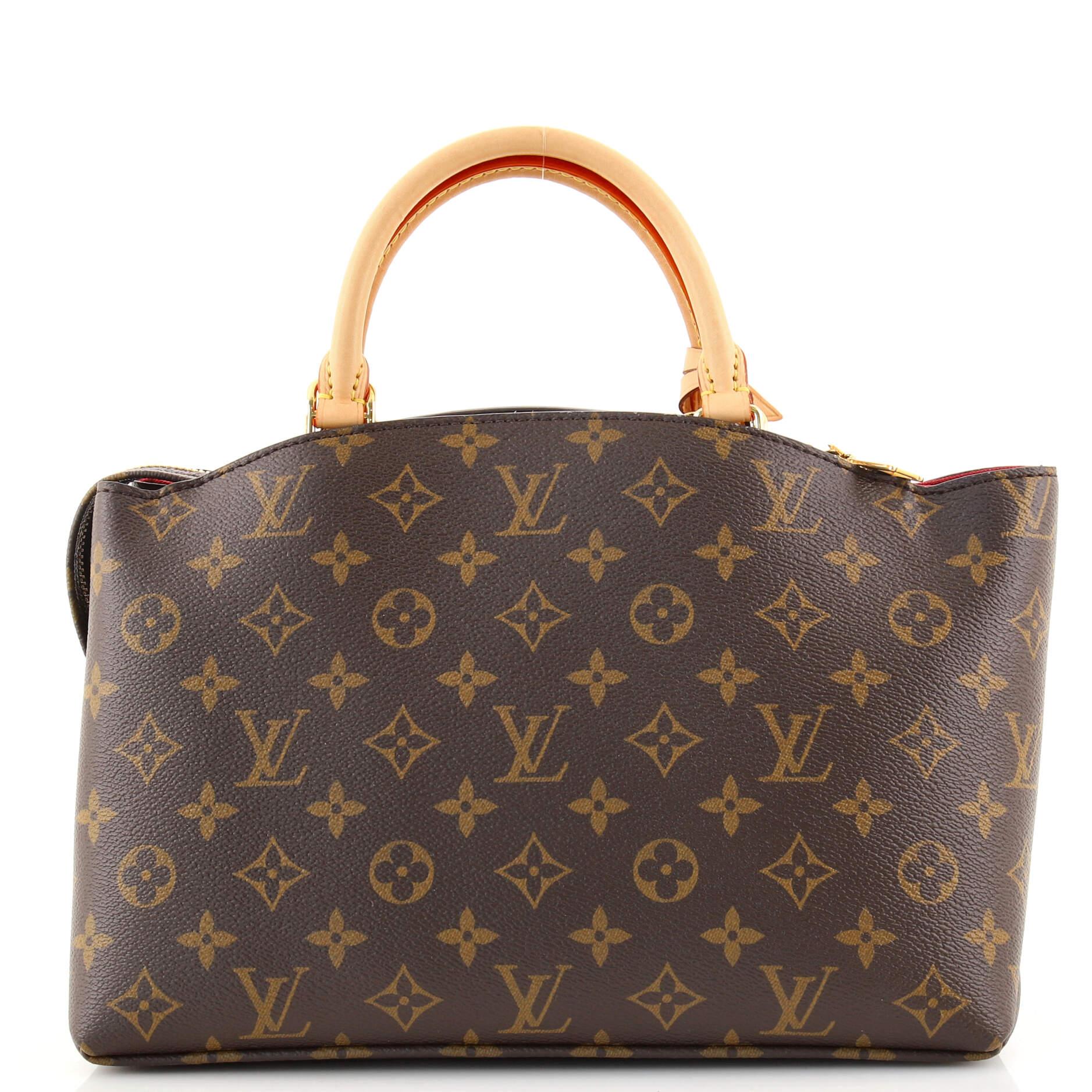 Louis Vuitton Petit Palais Handtasche Monogramm Segeltuch im Zustand „Gut“ in NY, NY