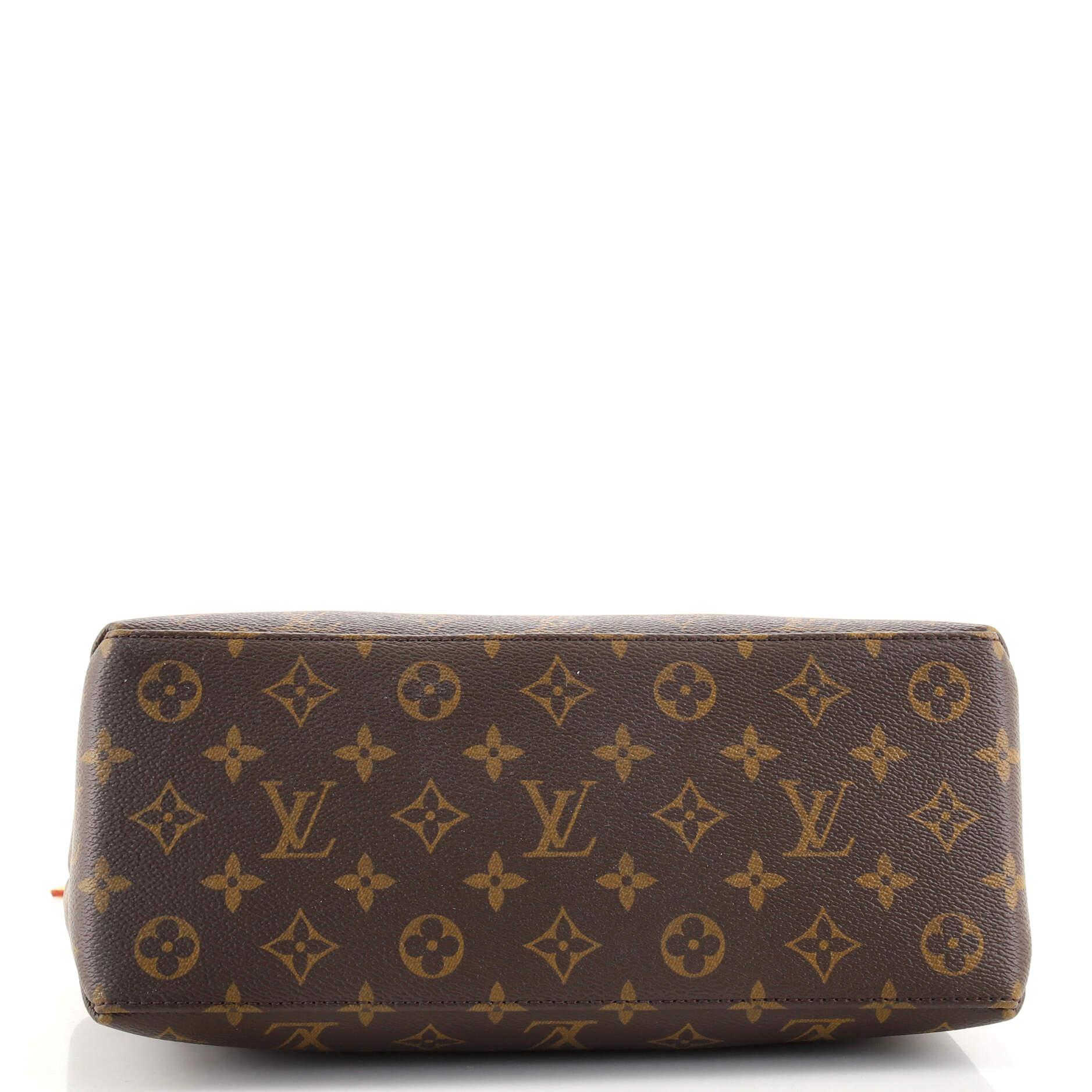Louis Vuitton Petit Palais Handtasche Monogramm Segeltuch für Damen oder Herren