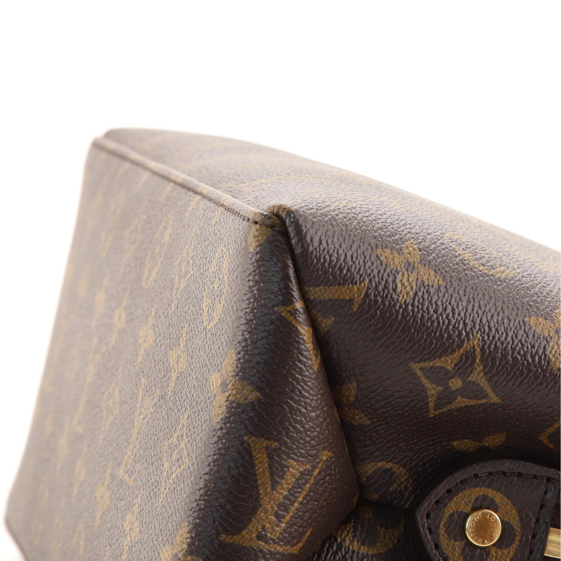 Louis Vuitton Petit Palais Handtasche Monogramm Segeltuch 2