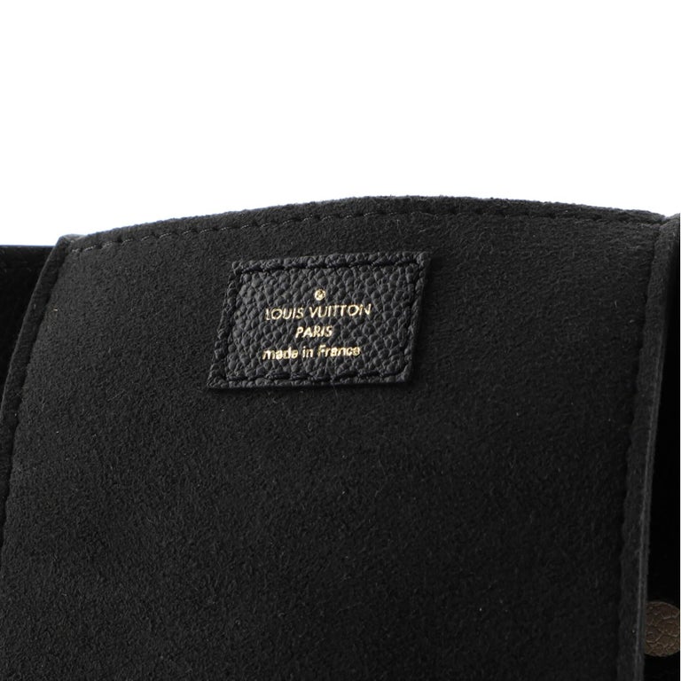 Louis Vuitton, Bags, Louis Vuitton Petit Sac Plat Bag Bicolor Monogram  Empreinte Giant Black