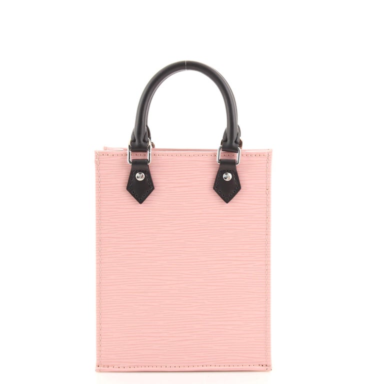 Louis Vuitton Petit Sac Plat Bag Epi Leather Pink