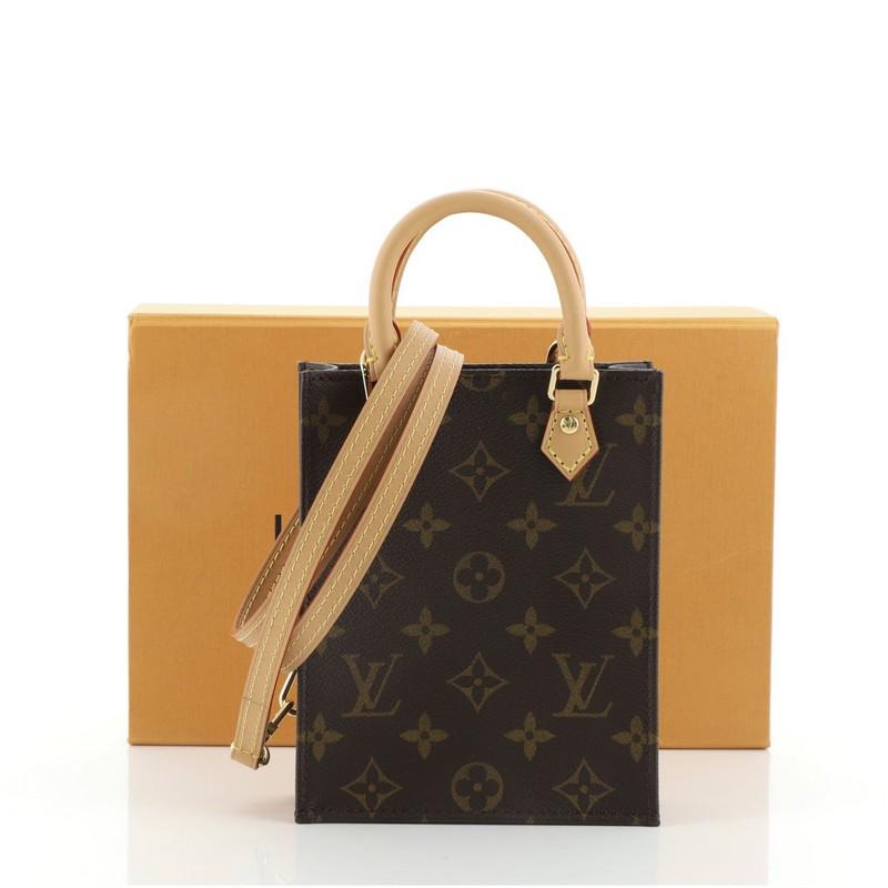 Louis Vuitton Petit Sac Plat Bag Monogram Empreinte Giant For Sale at  1stDibs