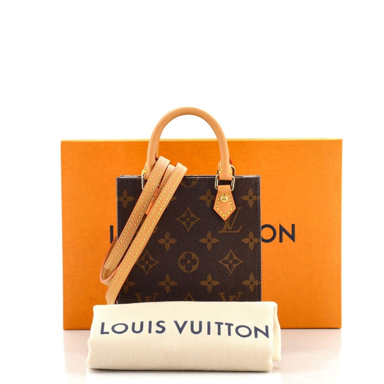 Louis Vuitton Petit Sac Plat Bag Monogram Canvas at 1stDibs
