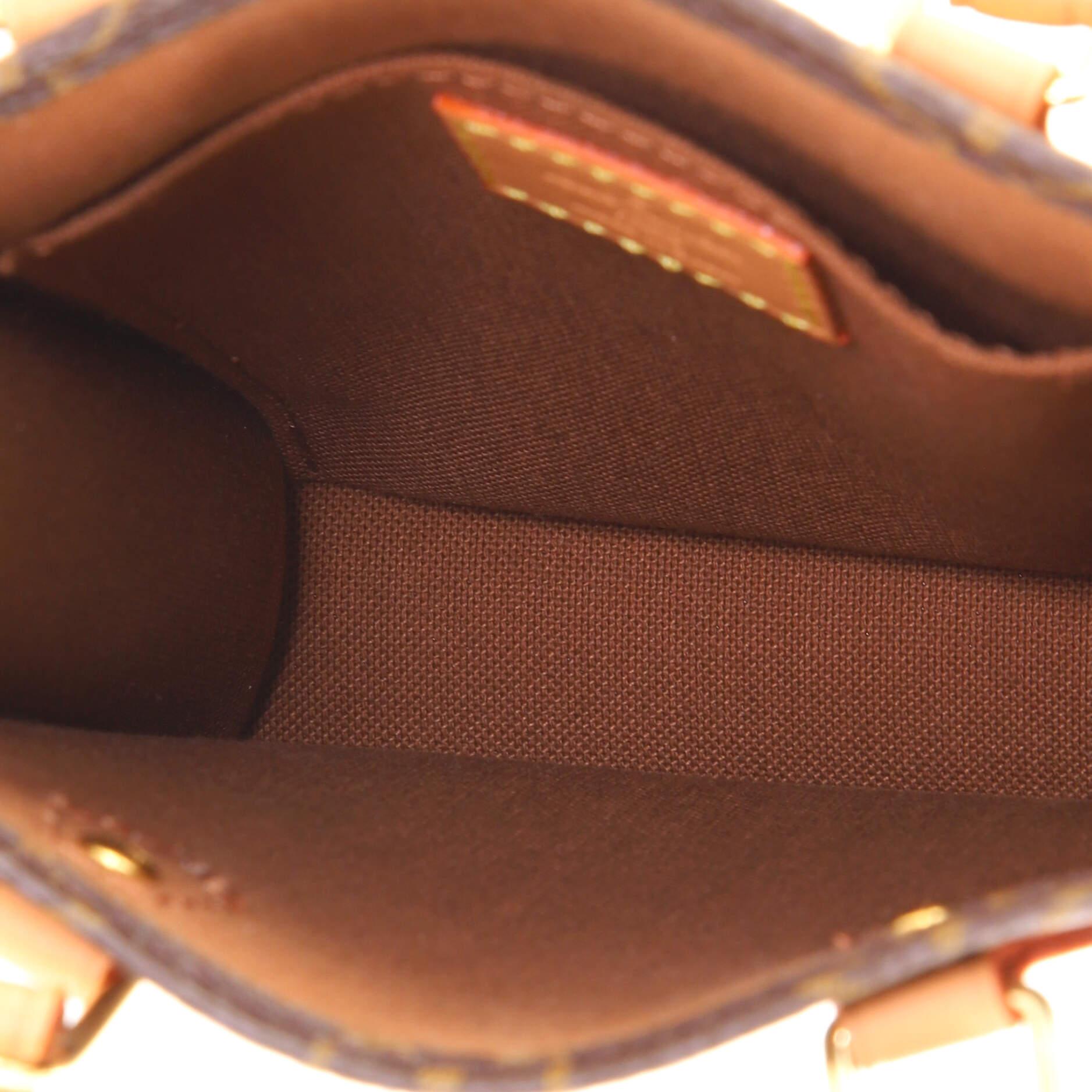 Louis Vuitton Petit Sac Plat Bag Monogram Canvas 1