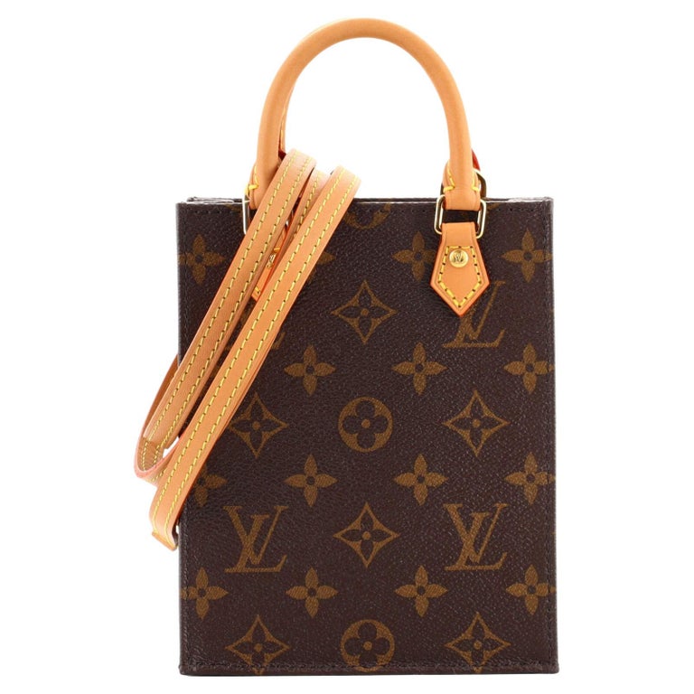 Louis Vuitton Petit Sac Plat Bag Monogram Canvas at 1stDibs