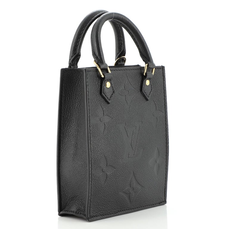 Louis Vuitton Petit Sac Plat Bag Monogram Empreinte Giant at 1stDibs