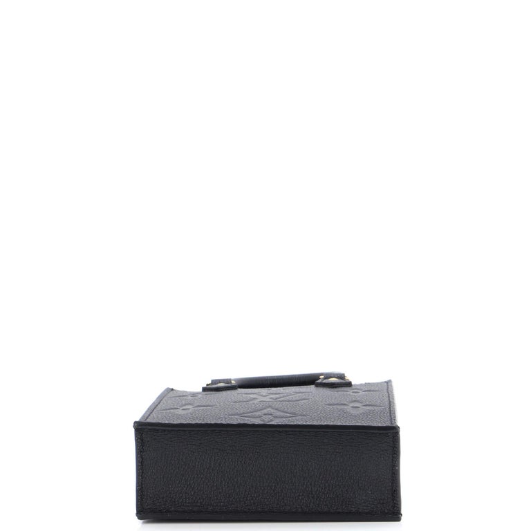 Louis Vuitton Empreinte Monogram Giant Petit Sac Plat Black Beige