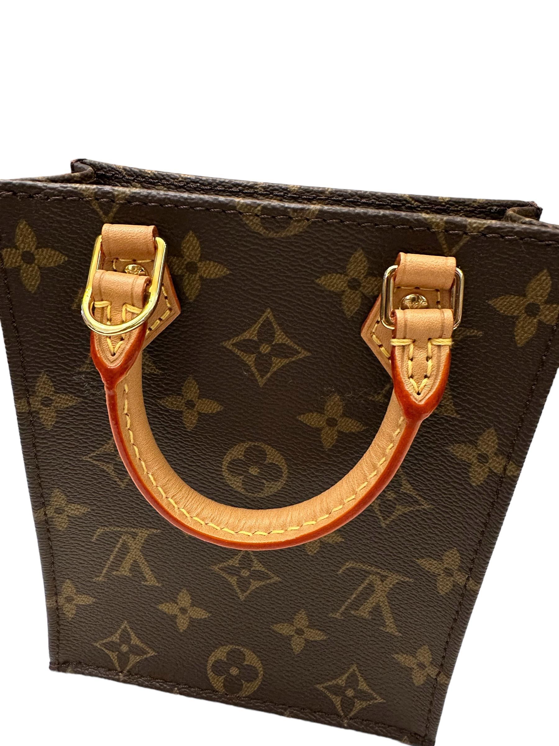 Louis Vuitton Petit Sac Plat Monogram Bag 1