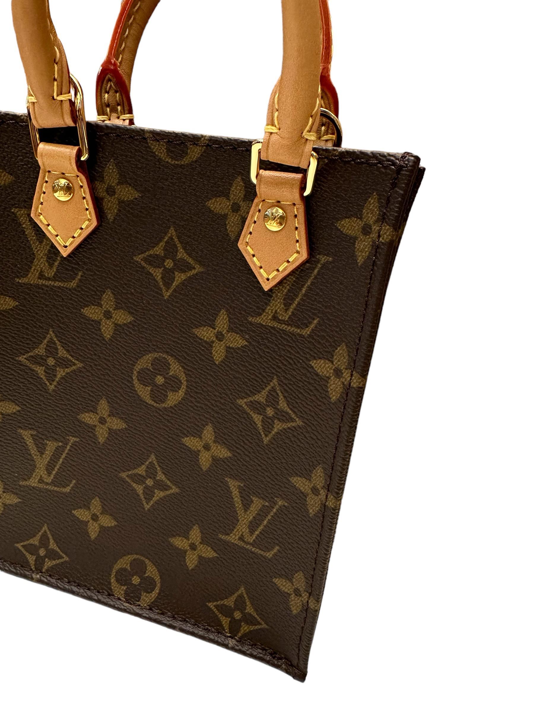 Louis Vuitton Petit Sac Plat Monogram Bag 2
