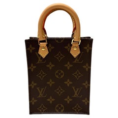 Louis Vuitton Petit Sac Plat Monogrammierte Tasche