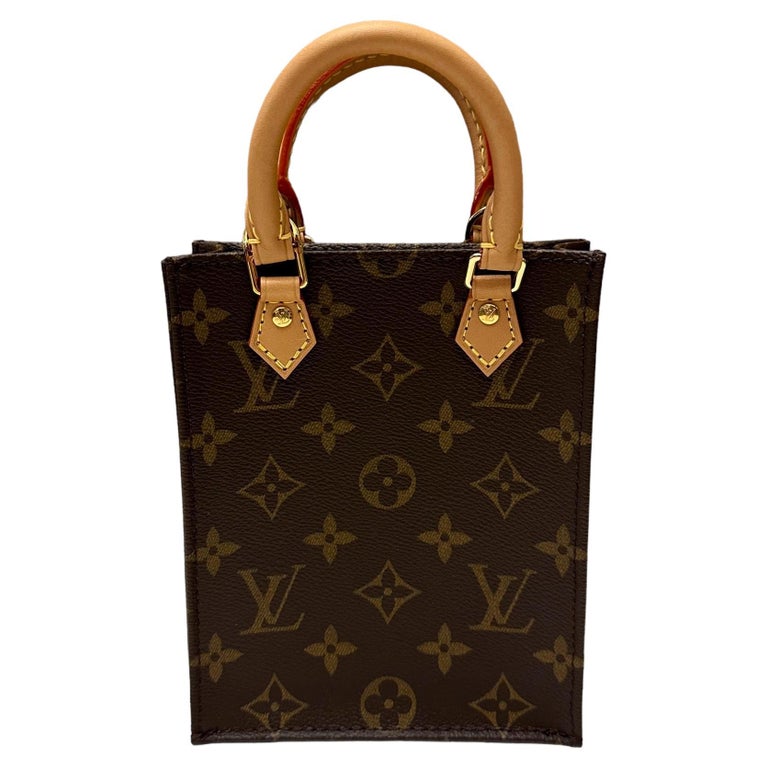 Louis Vuitton Petit Sac Plat Monogram Bag at 1stDibs
