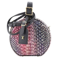 Louis Vuitton Metallic Gold Python Petite Boite Chapeau Bag For