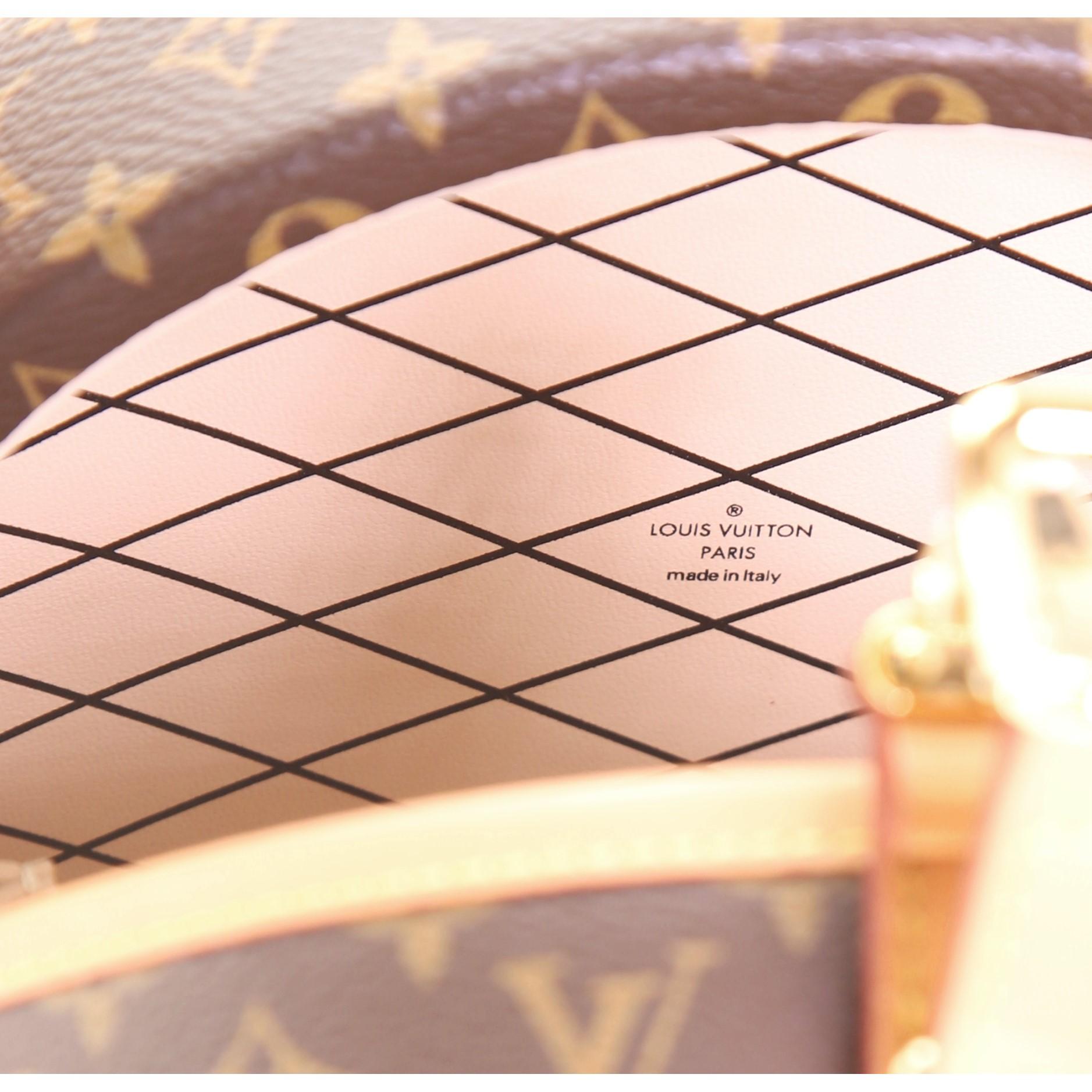 Brown Louis Vuitton Petite Boite Chapeau Bag Monogram Canvas
