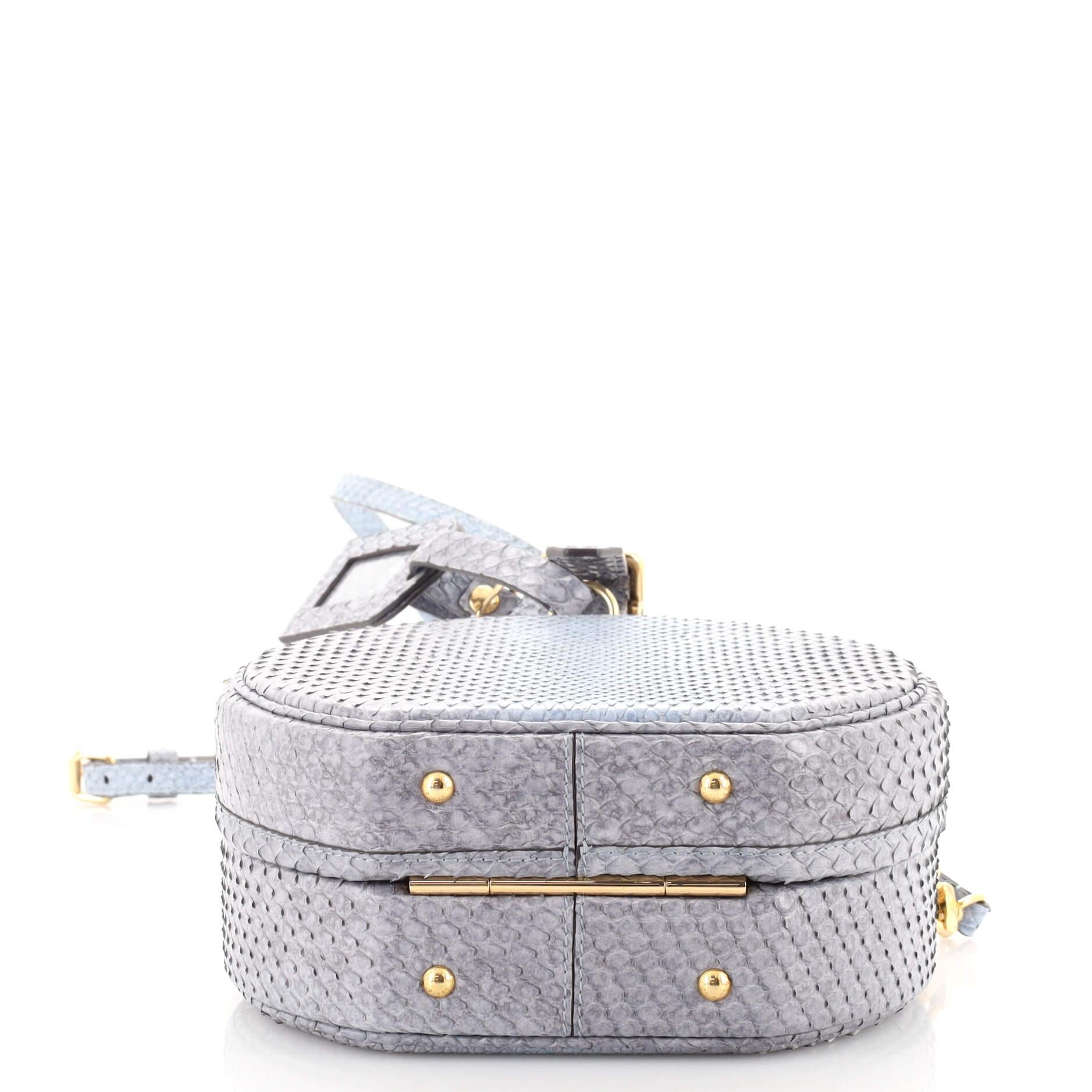 Women's Louis Vuitton Petite Boite Chapeau Bag Python