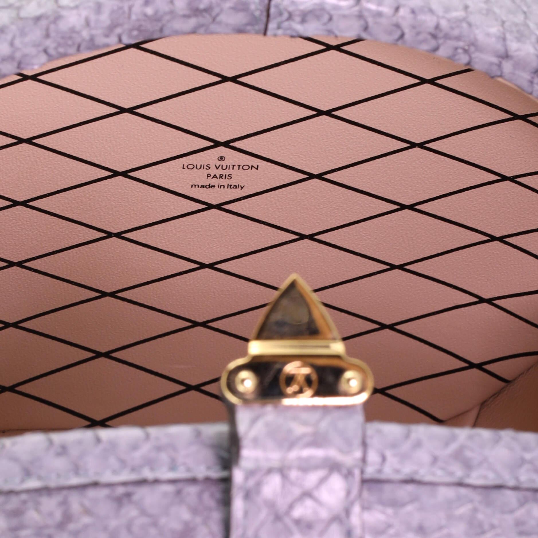 Louis Vuitton Petite Boite Chapeau Bag Python 2
