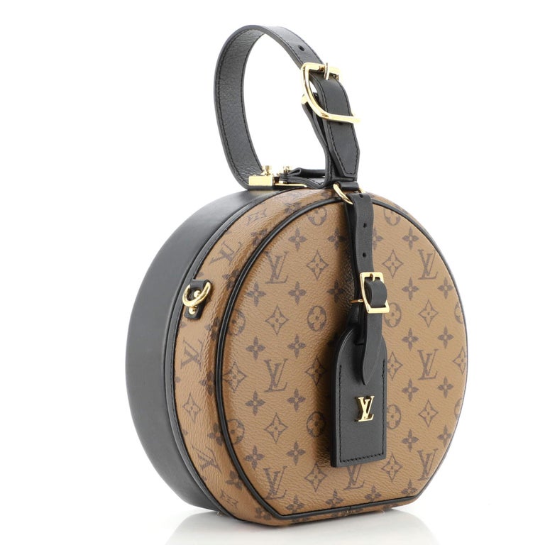 Louis Vuitton Petite Boite Chapeau Bag Reverse Monogram Canvas For Sale