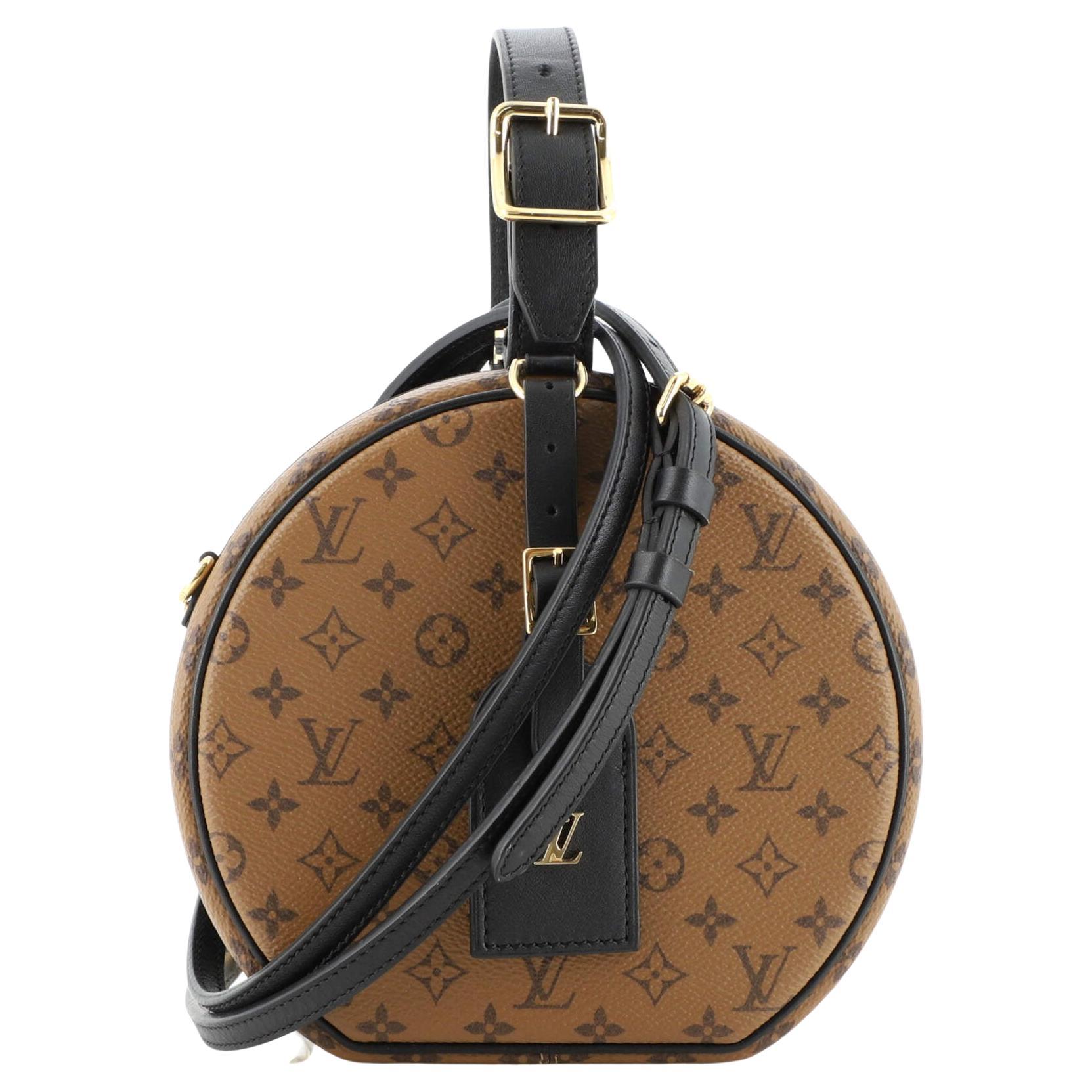 Louis Vuitton Petite Boite Chapeau Bag Reverse Monogram Canvas