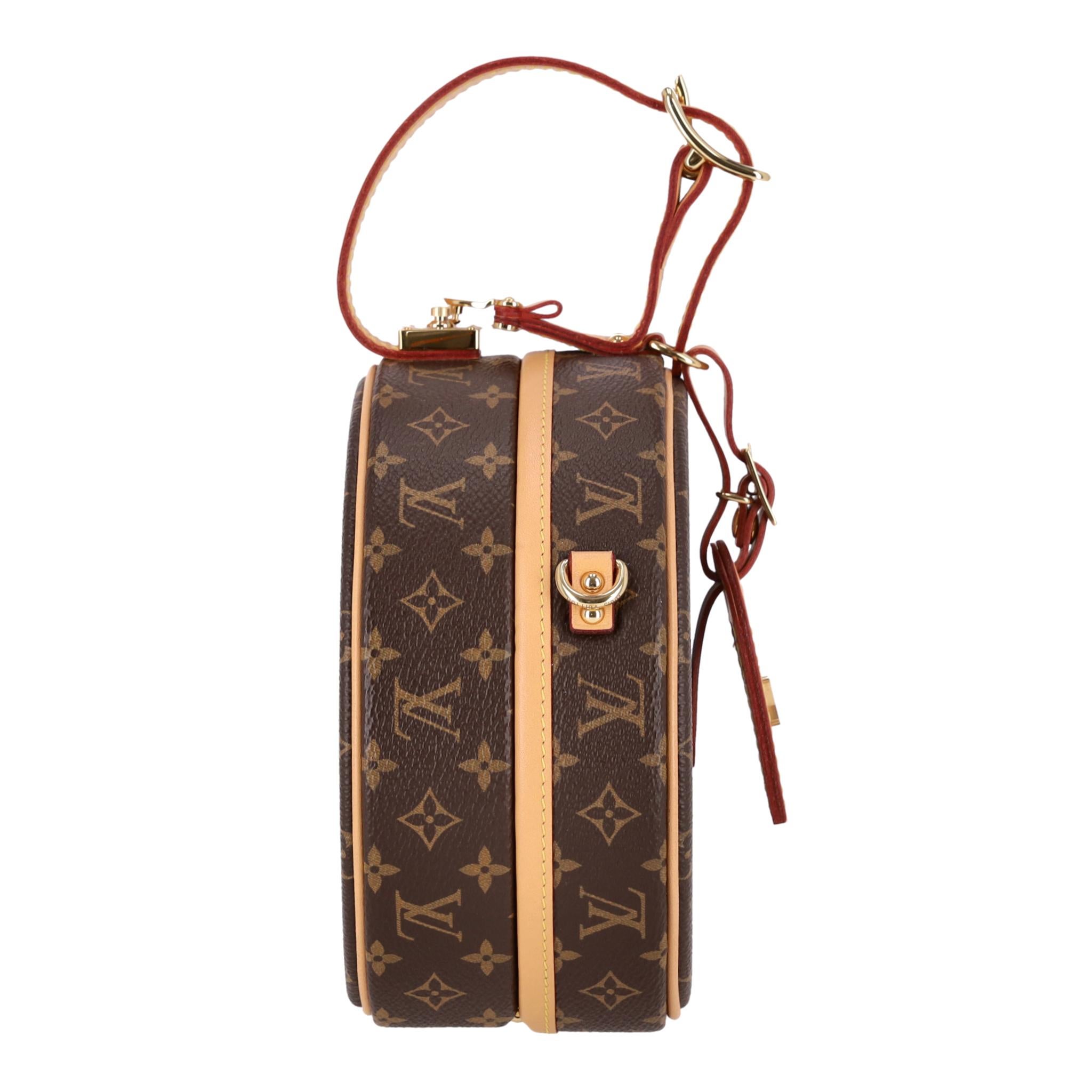 Nero Borsa Louis Vuitton Petite Boite Chapeau Monogram in vendita