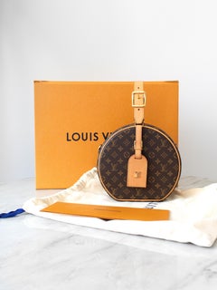 Louis Vuitton Petite Boite Chapeau Monogram Crossbody Canvas Bag