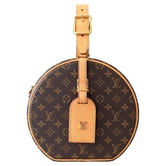 Used Louis Vuitton Petite Boite Chapeau Monogram Crossbody Canvas Bag