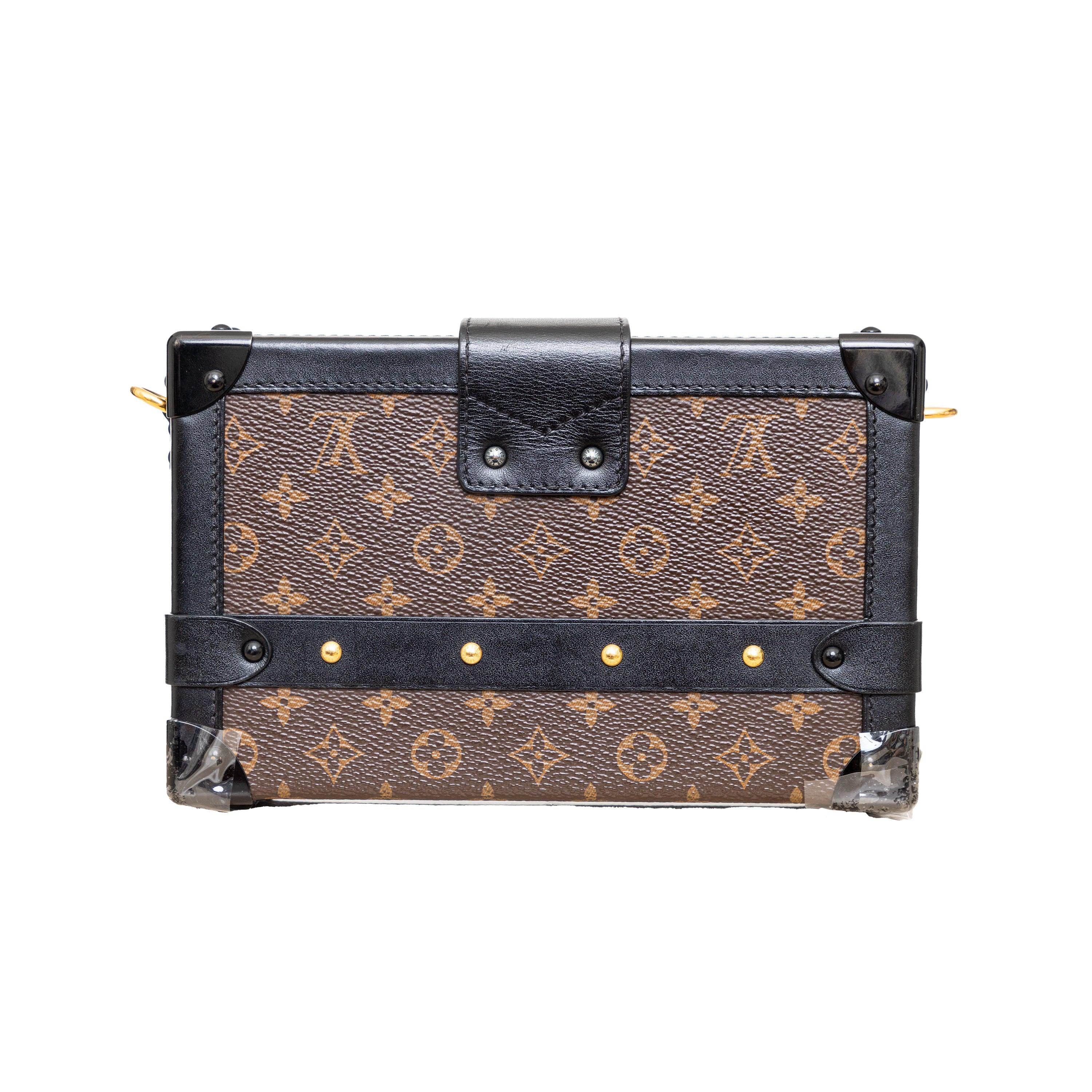 Black Louis Vuitton Petite Malle - '20s