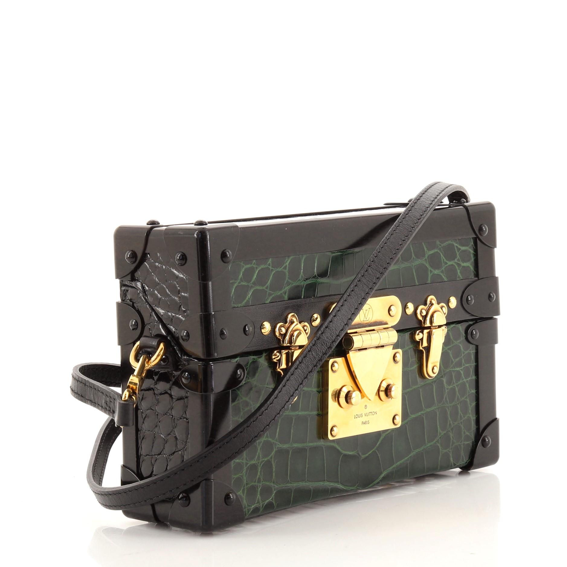 Petite Malle Crocodilien Brillant - Women - Handbags