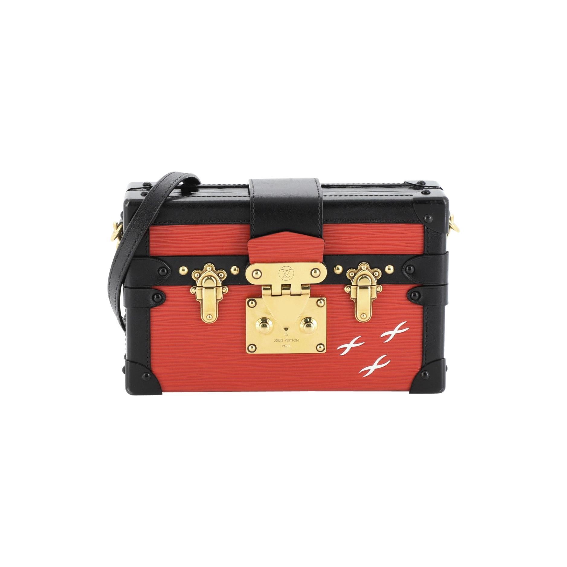 Louis Vuitton Petite Malle Handbag Epi Leather