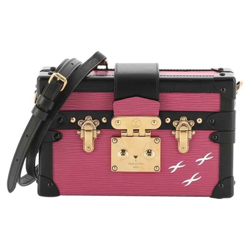 Louis Vuitton Petite Malle Handbag Epi Leather at 1stDibs | pink louis ...