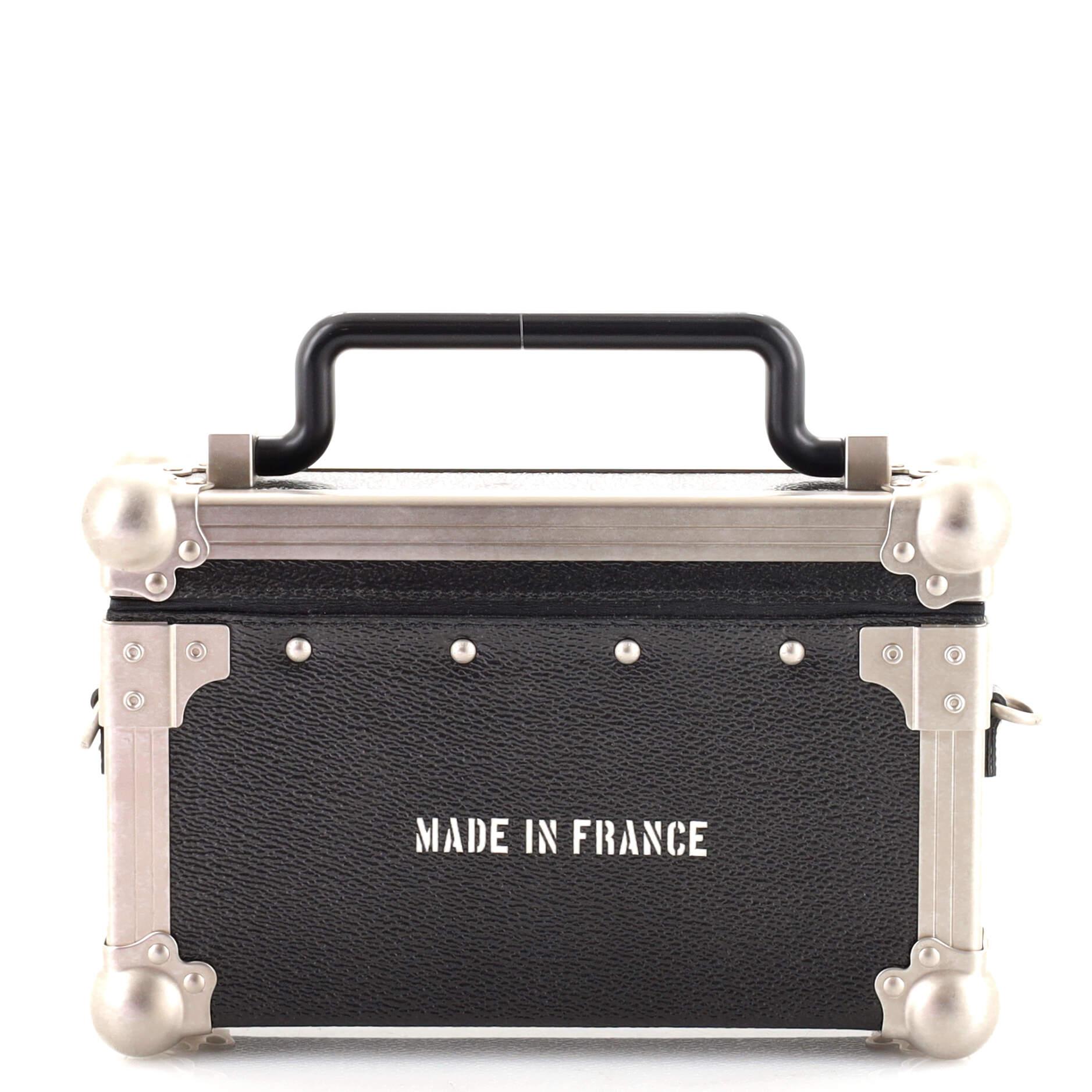 Black Louis Vuitton Petite Malle Handbag Limited Edition DJ Box Printed Leather