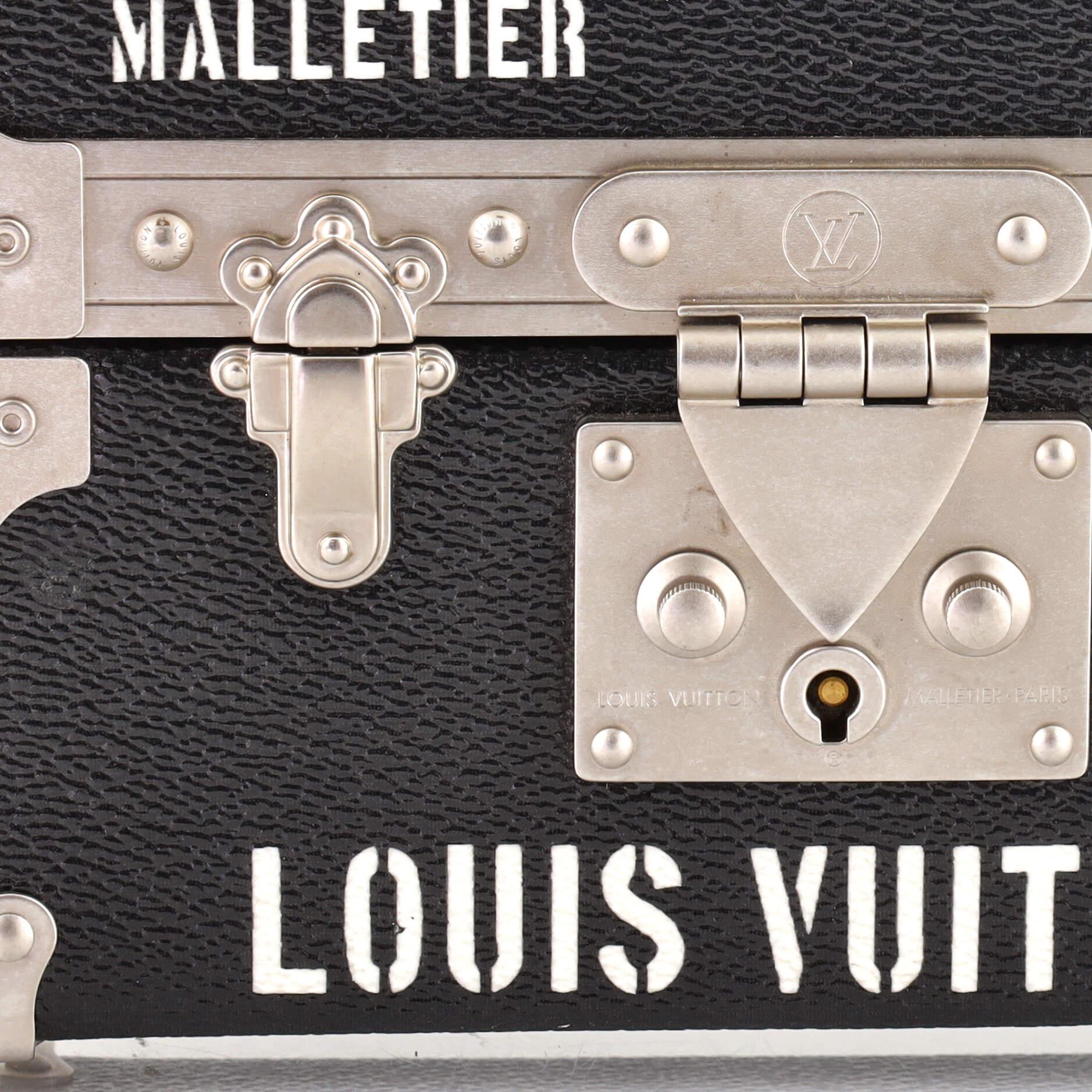 Louis Vuitton Petite Malle Handbag Limited Edition DJ Box Printed Leather 1