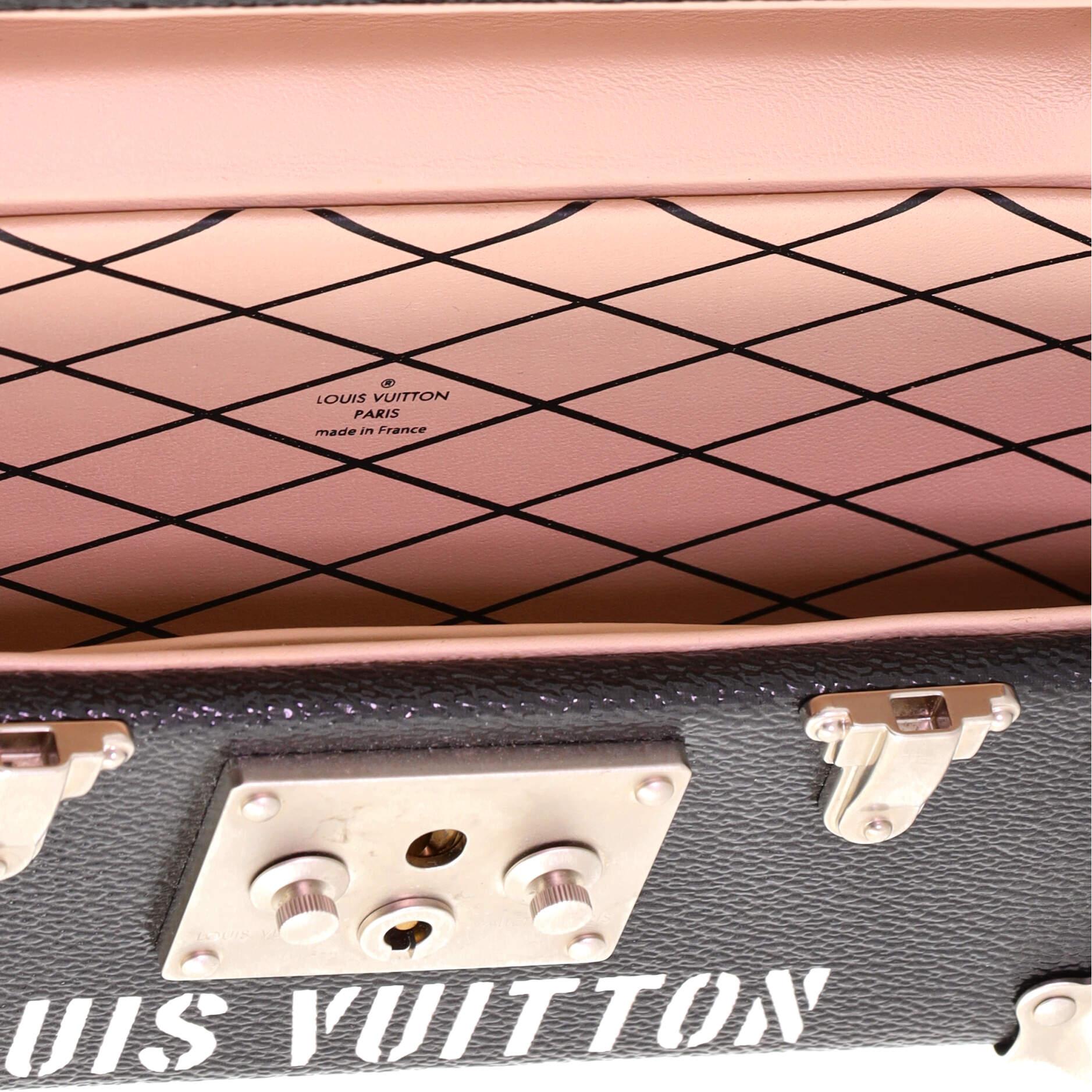 Louis Vuitton Petite Malle Handbag Limited Edition DJ Box Printed Leather 3