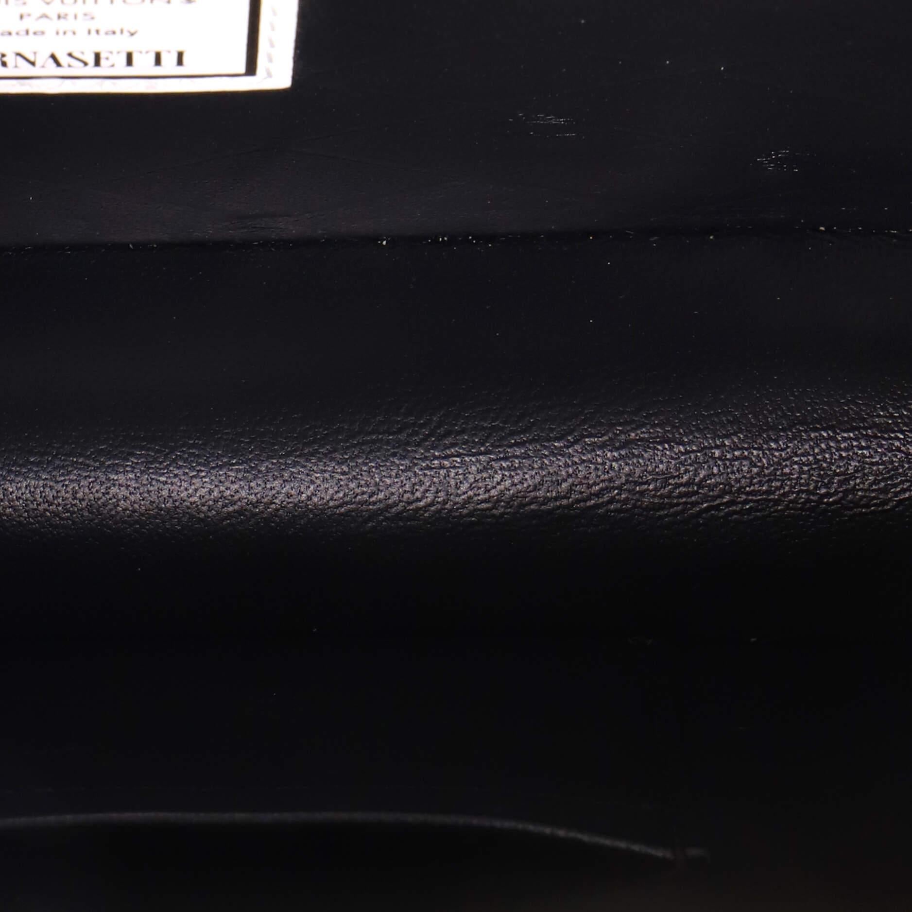 Louis Vuitton Petite Malle Handbag Limited Edition Fornasetti Print Leather  2