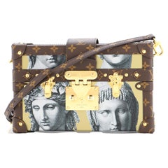 Louis Vuitton Petite Malle Handbag Limited Edition Fornasetti Print Leather 