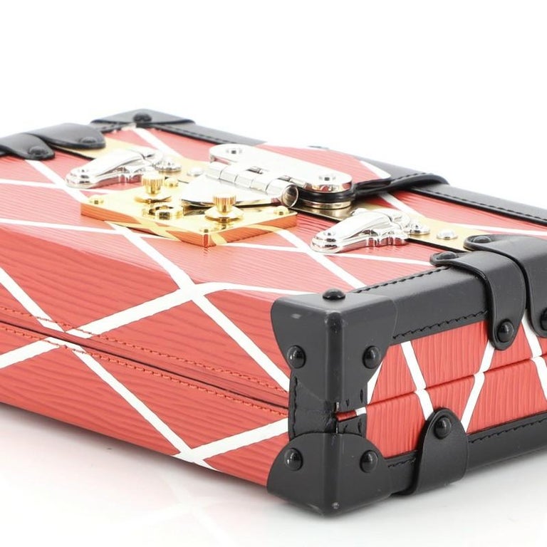 Louis Vuitton Petite Malle Handbag Limited Edition Malletage Epi