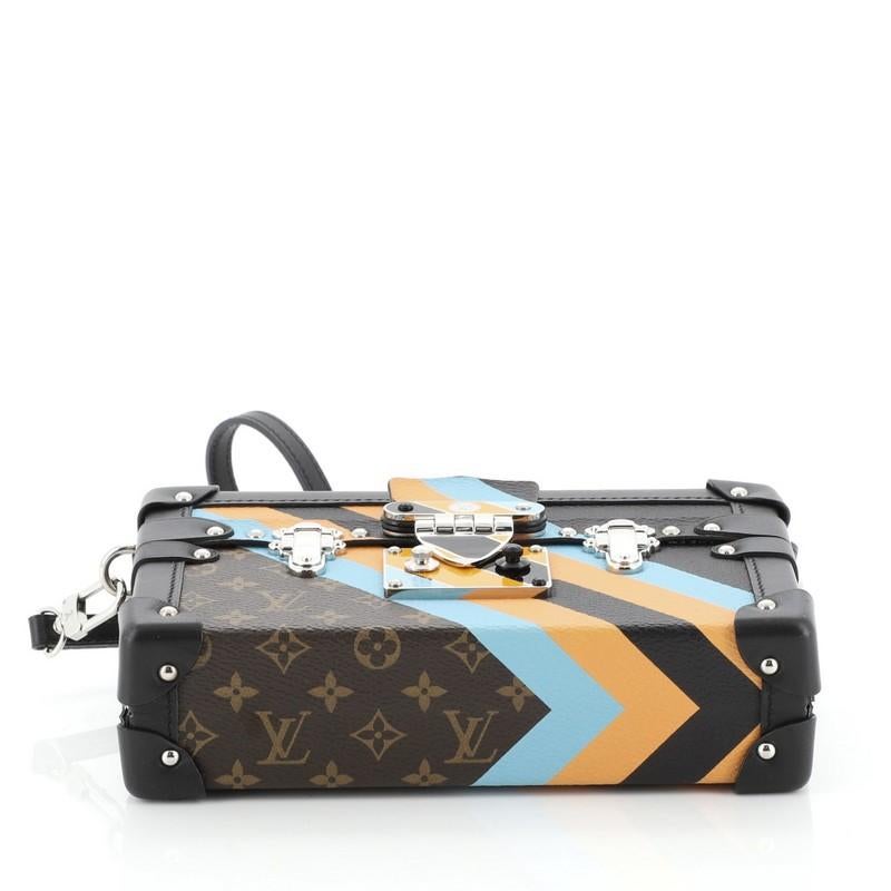 Louis Vuitton Petite Malle Handbag Limited Edition Monogram Canvas für Damen oder Herren