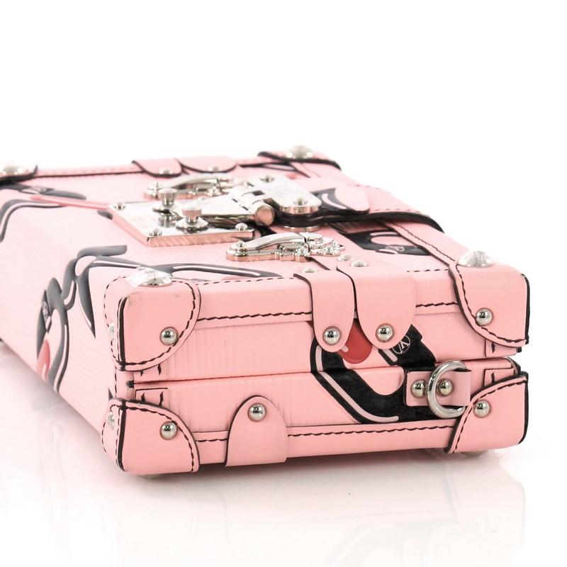 Louis Vuitton Petite Malle Handbag Limited Edition Printed Epi Leather 2