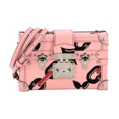 Louis Vuitton Petite Malle Handbag Limited Edition Printed Epi Leather