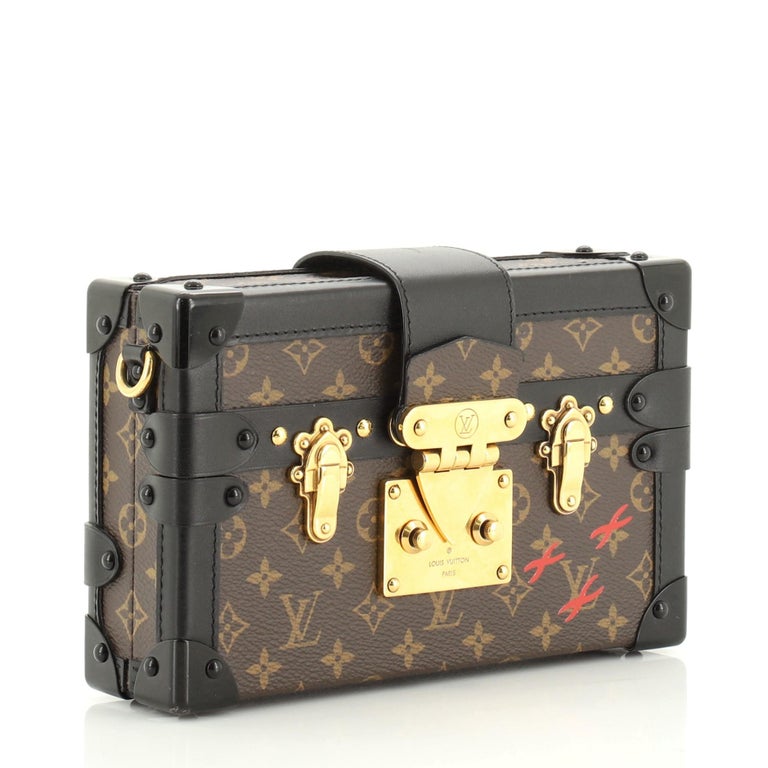 Louis Vuitton Petite Malle Handbag Monogram Canvas at 1stDibs