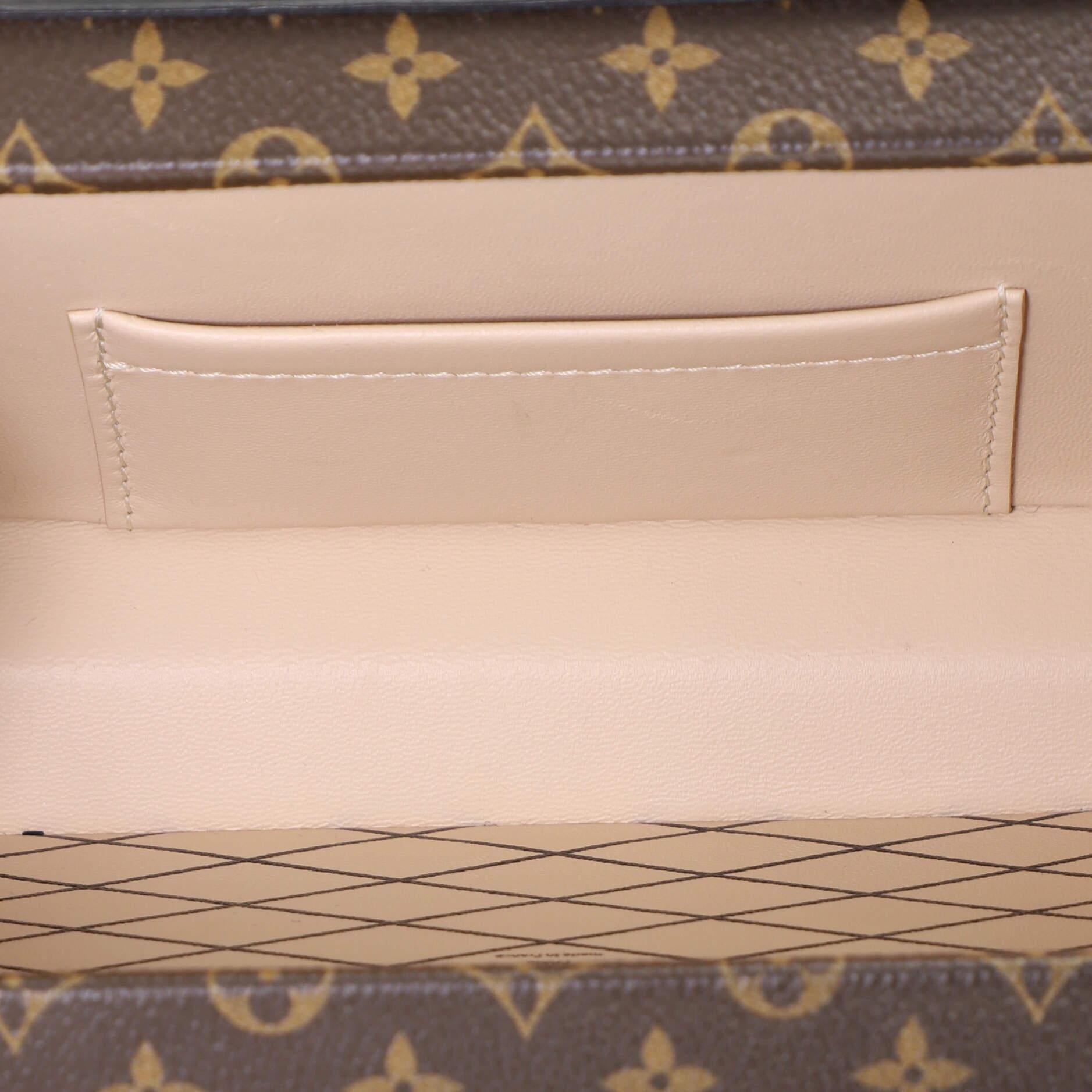 Louis Vuitton Petite Malle Handbag Monogram Canvas 1