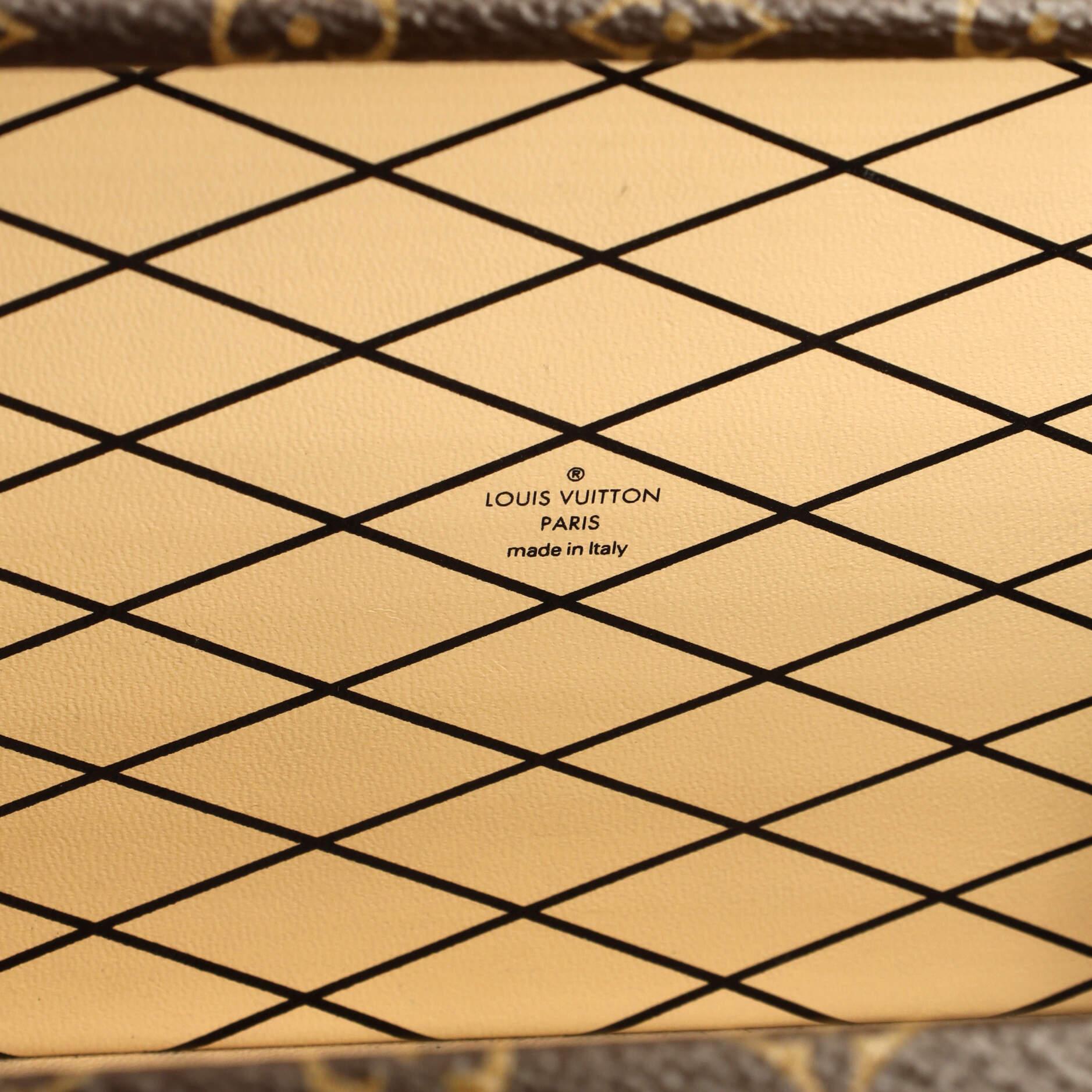 Louis Vuitton Petite Malle Handbag Monogram Canvas 2