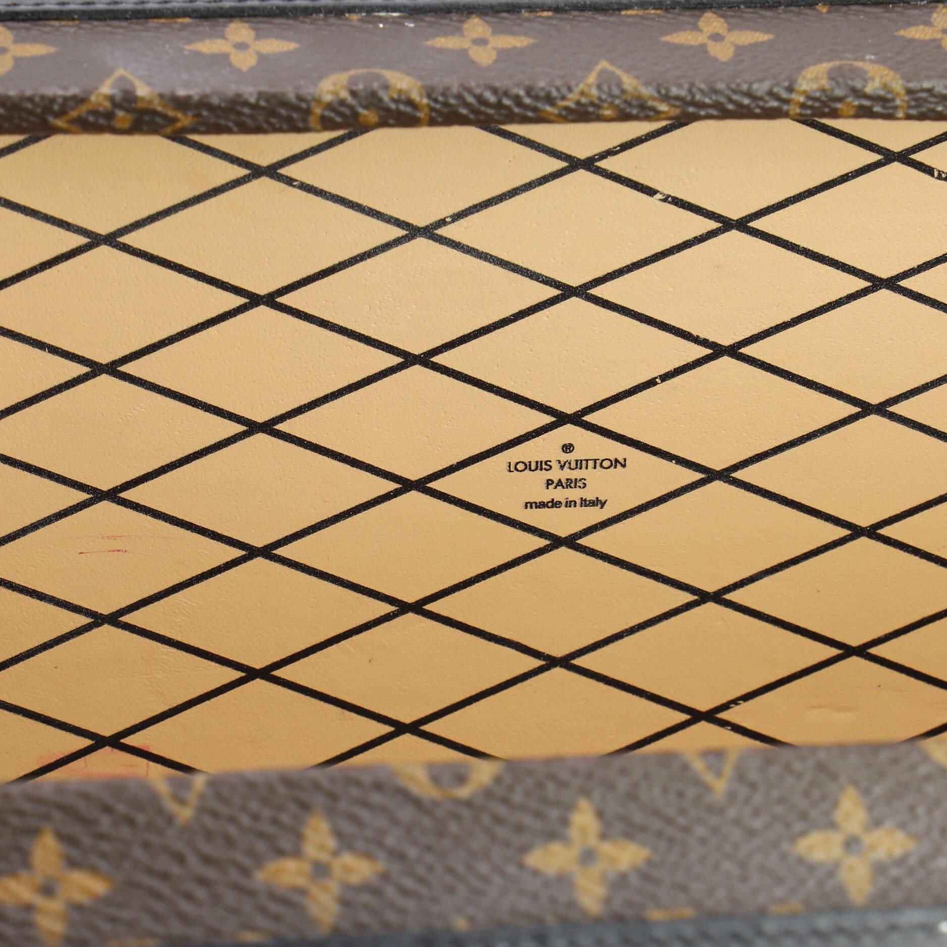 Louis Vuitton Petite Malle Handbag Monogram Canvas 5