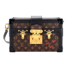 Louis Vuitton Petite Malle Handbag Monogram Canvas