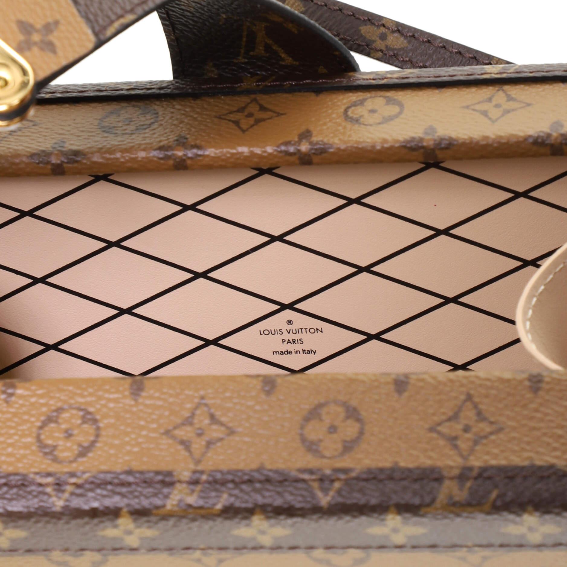 Louis Vuitton Petite Malle Handbag Reverse Monogram Canvas 3