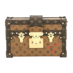Louis Vuitton - Authenticated Petite Malle Handbag - Leather Brown Plain for Women, Very Good Condition