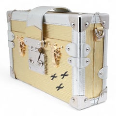 Louis Vuitton Petite Malle Metallic Epi Leather Crossbody Bag