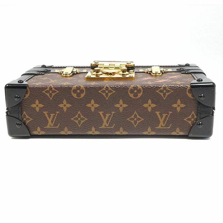 Louis Vuitton Petite Malle Mini trunk Womens shoulder bag M44199 Cloth  ref.233541 - Joli Closet