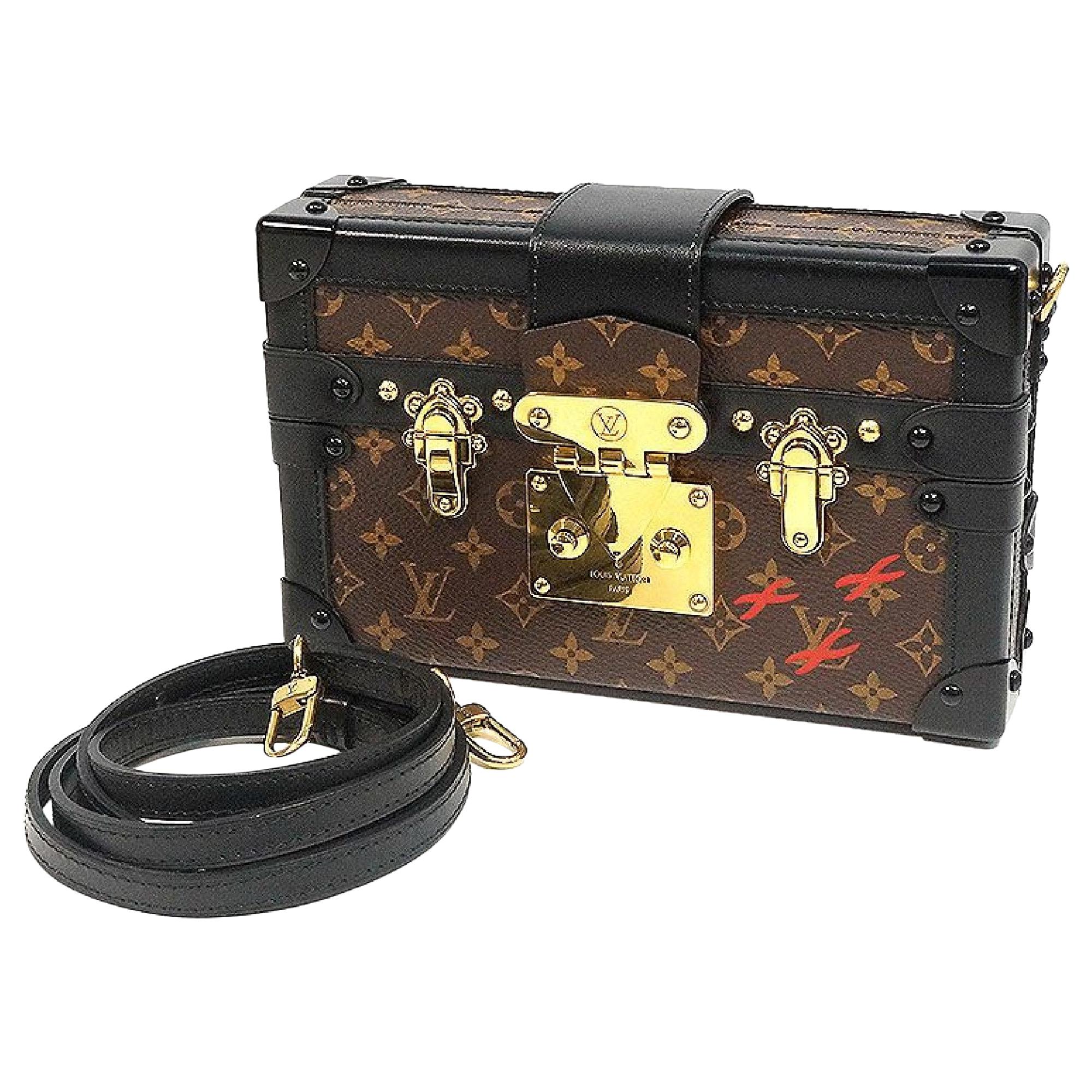 LOUIS VUITTON Petite Malle Mini trunk Womens shoulder bag M44199