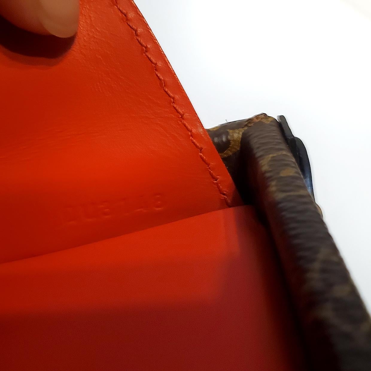 Women's Louis Vuitton Petite Malle Patches Stories Brown Monogram Crossbody Handbag For Sale