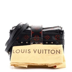 Louis Vuitton Petite Malle Soft Handbag Limited Edition Monogram Infrarou