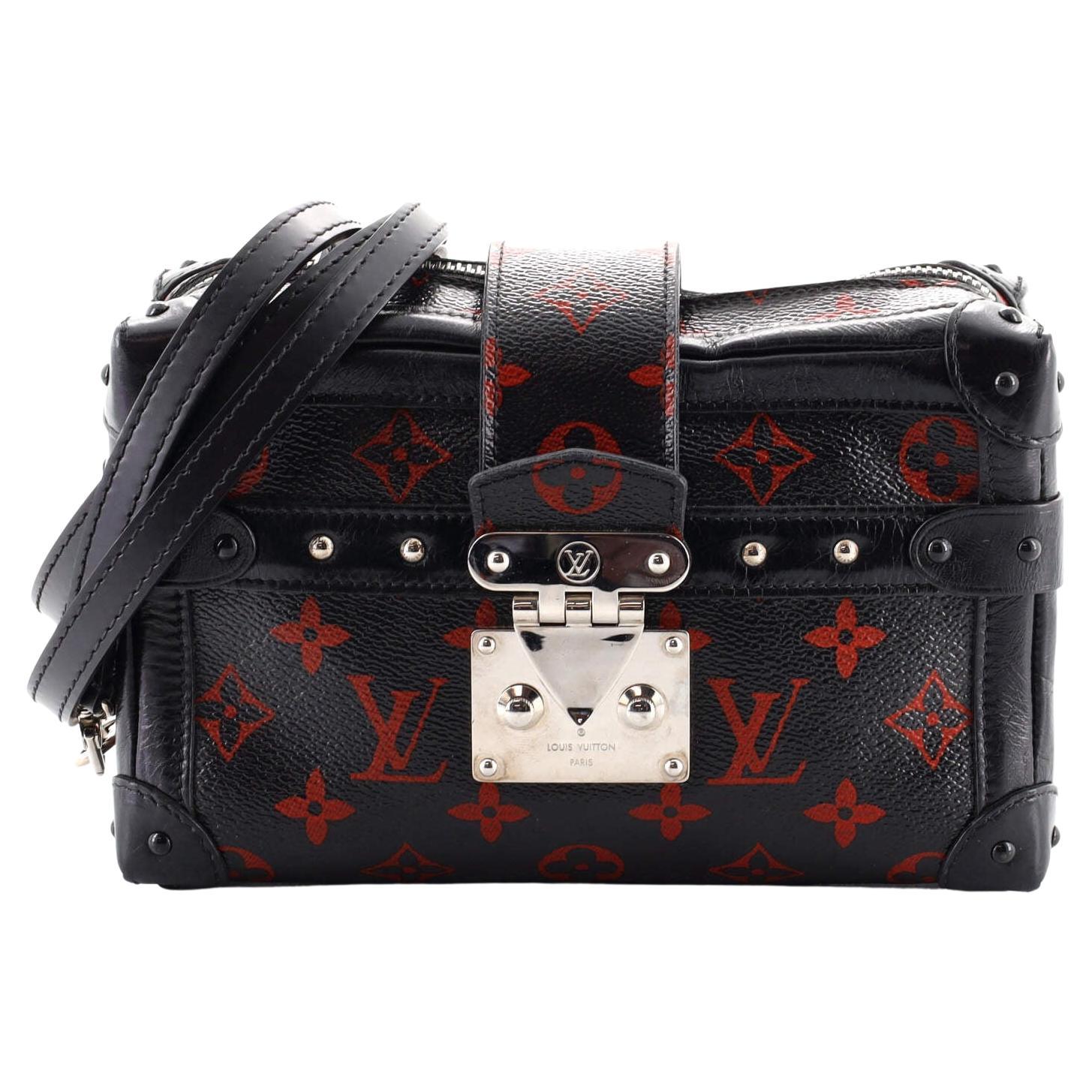 Louis Vuitton Petite Malle Soft Handbag Limited Edition Monogram